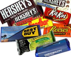 chocolate bars, granola bars and more