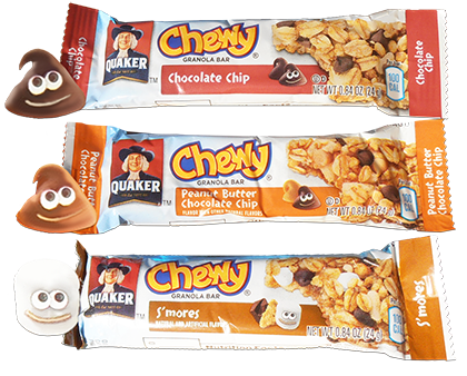 3 Flavors of Quaker Chewy Bars