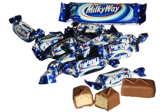 small imported Milky Ways
