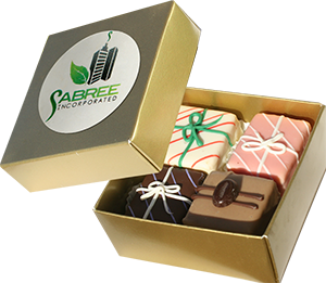 Petit Fours - customized with your logo on a giftbox