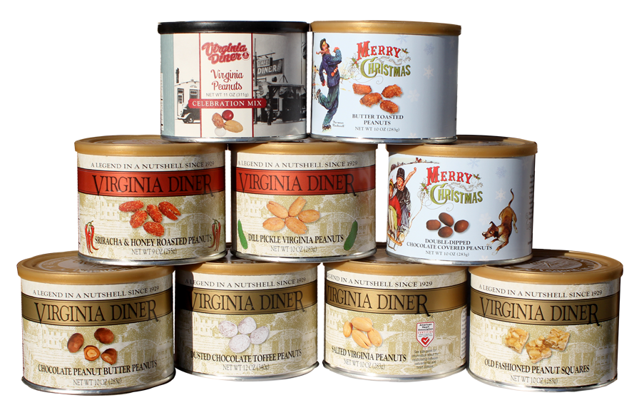 picturesque cans of roasted nuts